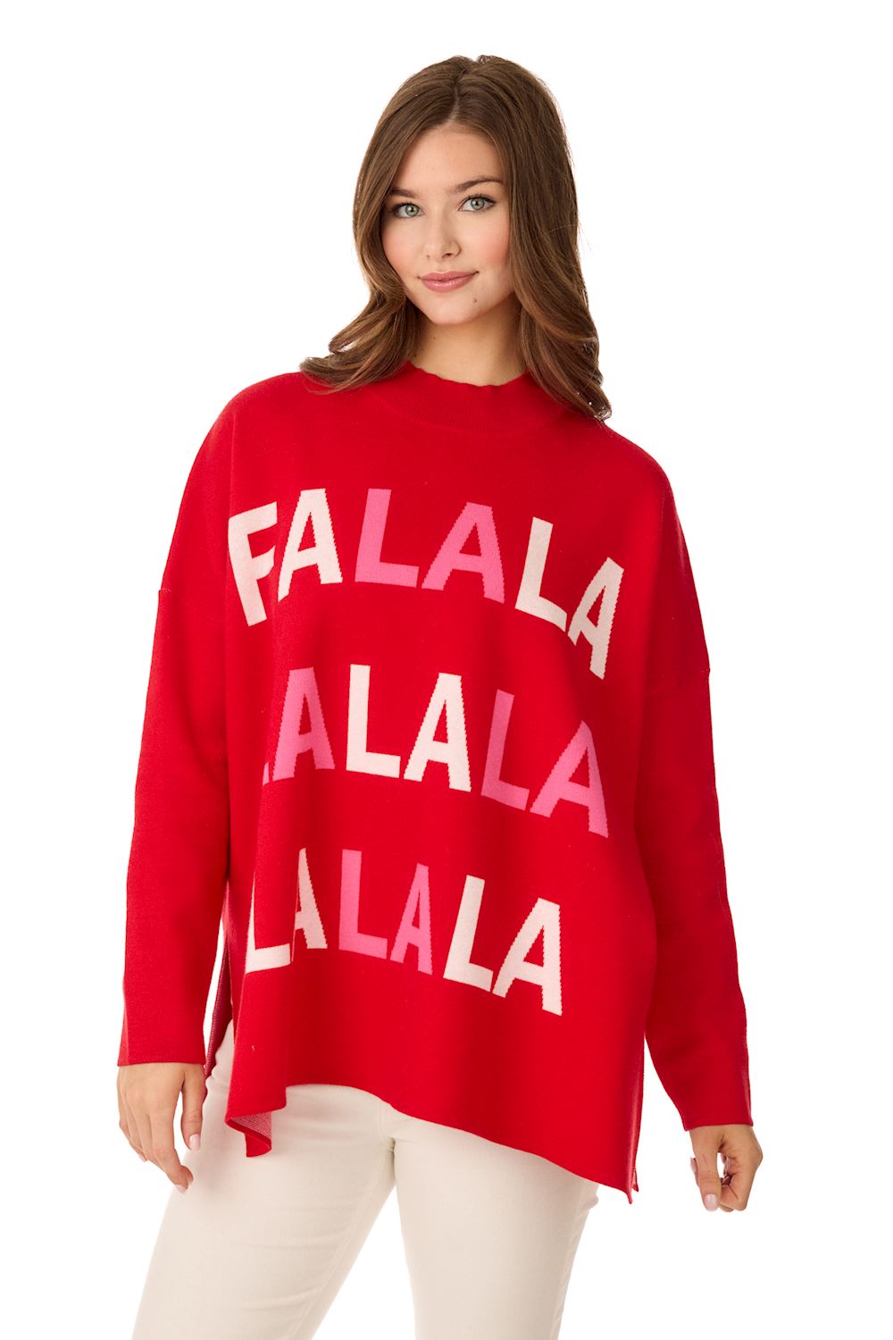 Red Holiday Jacquard Sweater
