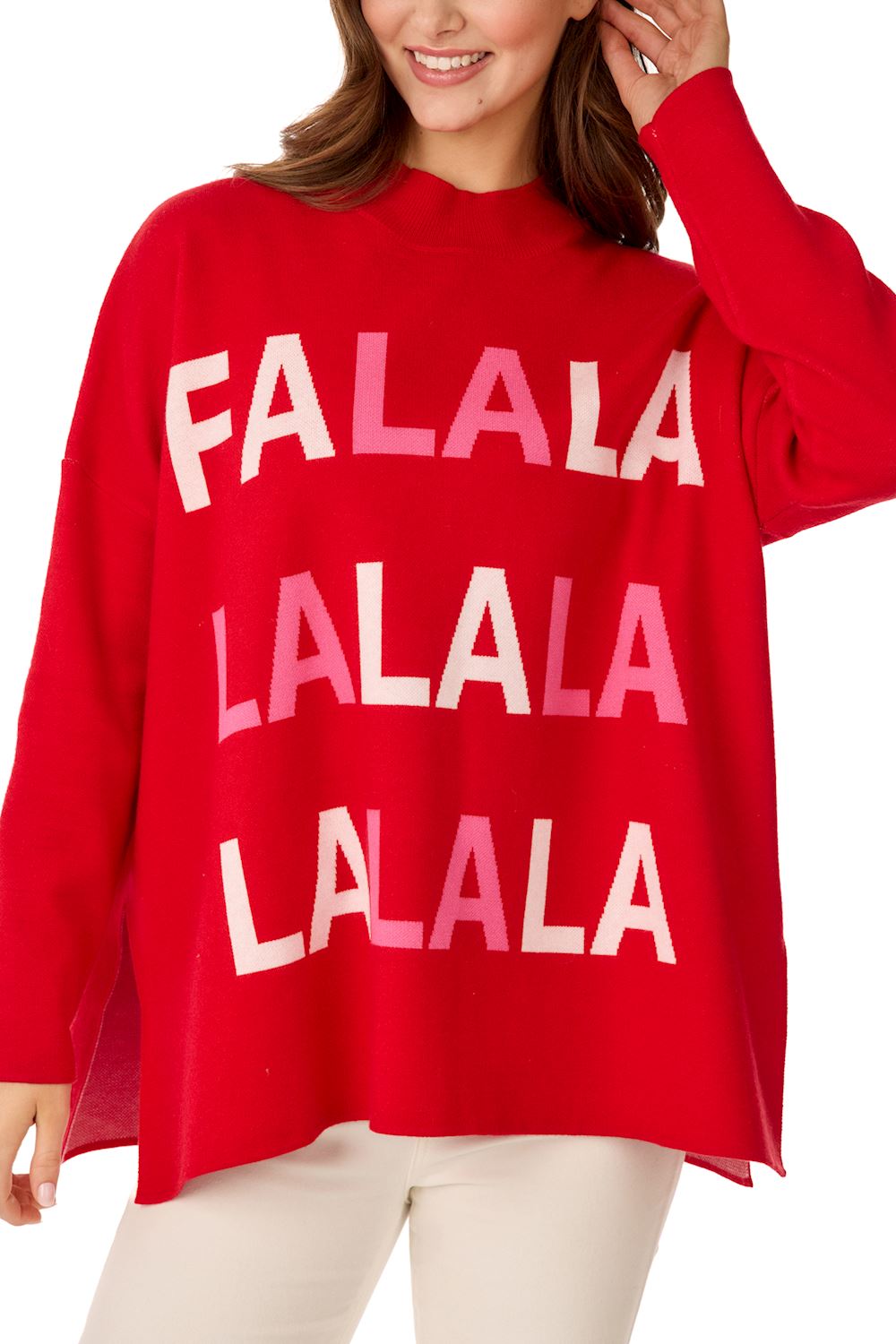 Red Holiday Jacquard Sweater