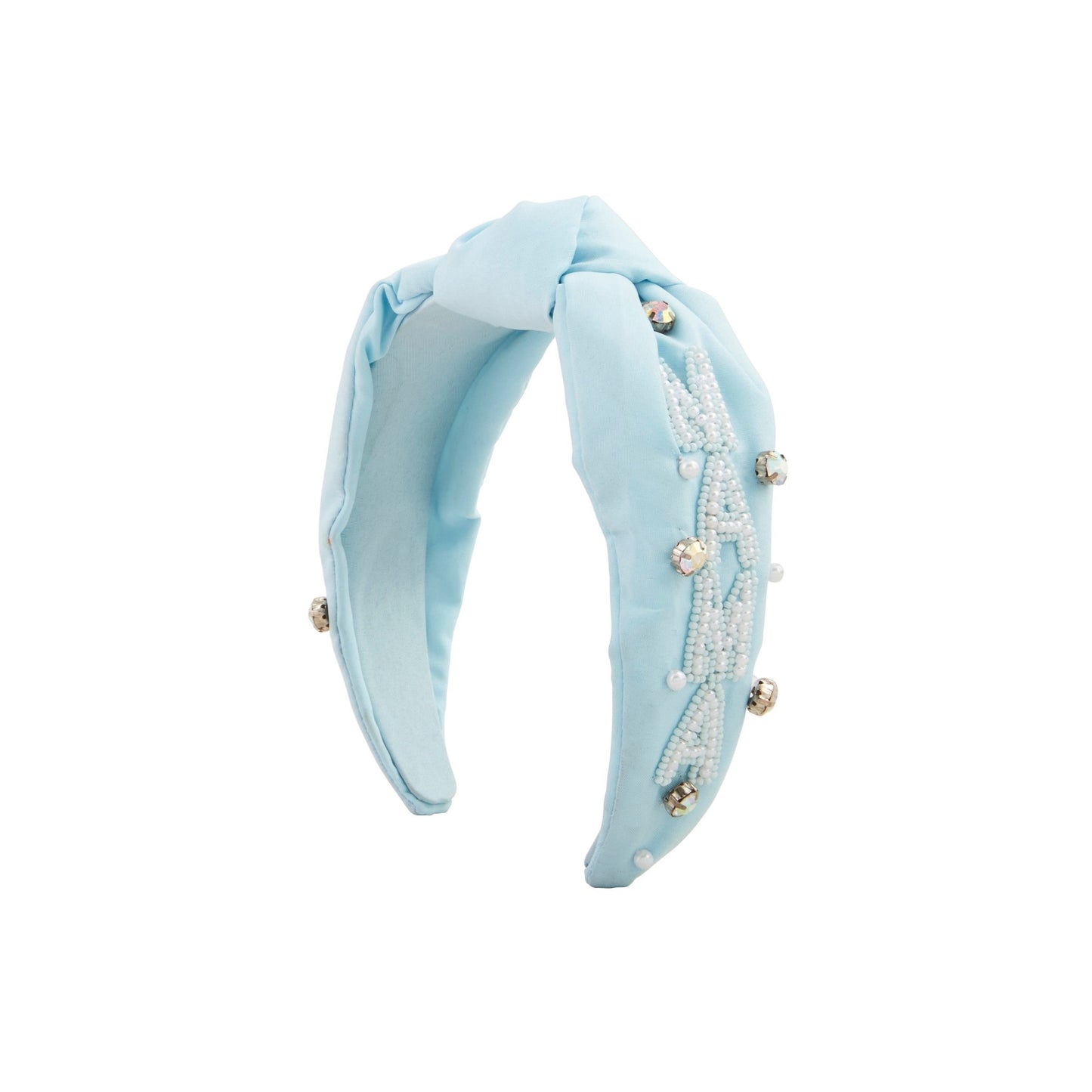 Blue Mama Beaded Headband
