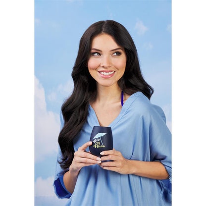 Silicone Wine Glass Set Navy