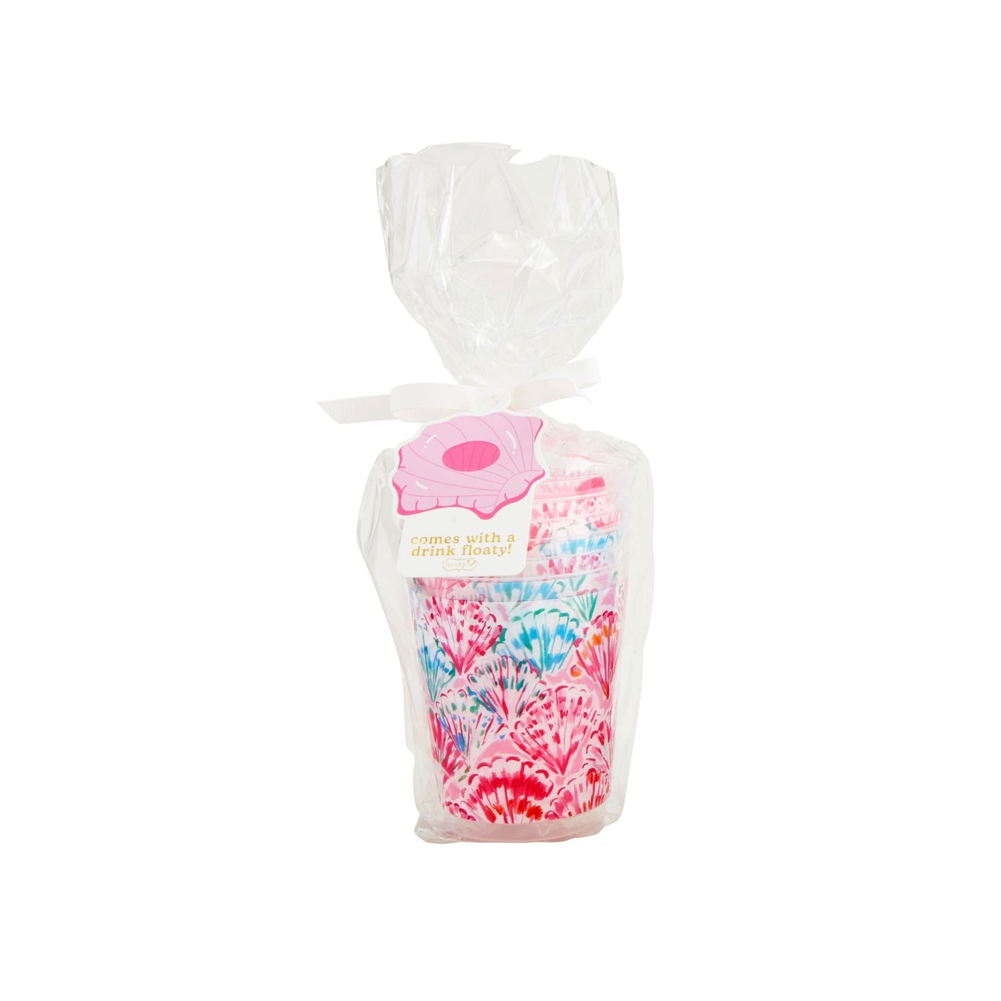 Pool Float & Party Cup Set - Shells