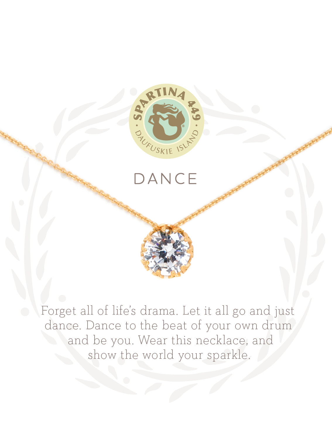 Sea La Vie Dance Necklace- Gold