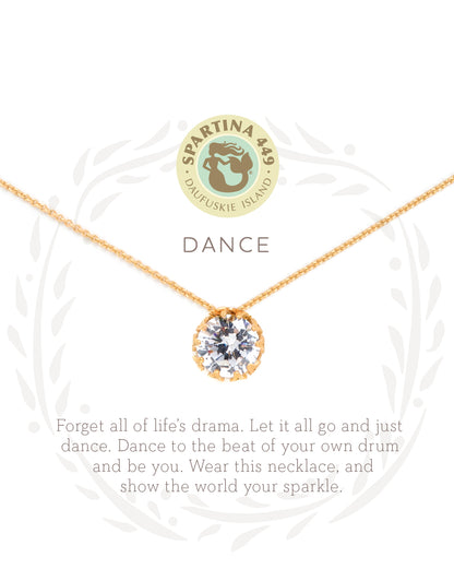 Sea La Vie Dance Necklace- Gold