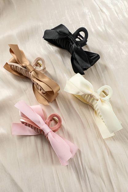 Holiday Bow Large Claw Clip