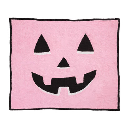 Jack-O-Lantern Chenille Blanket