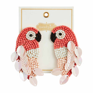 Tropical Earrings - Parrot