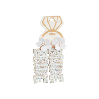 Beaded Bridal Earrings