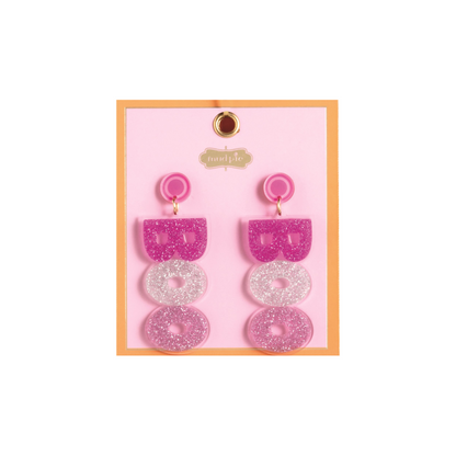 Halloween Earrings - Boo