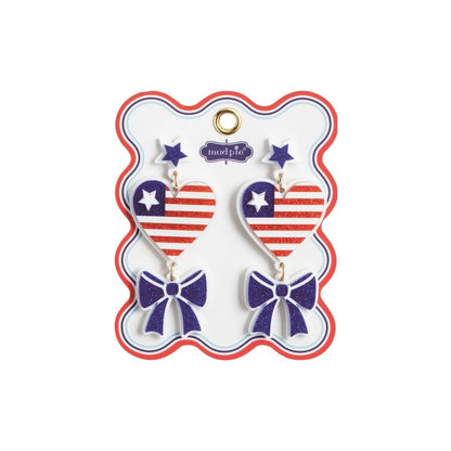 Americana Earrings - Hearts
