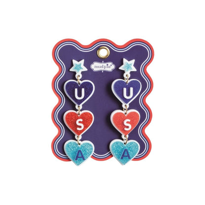 Americana Earrings - USA