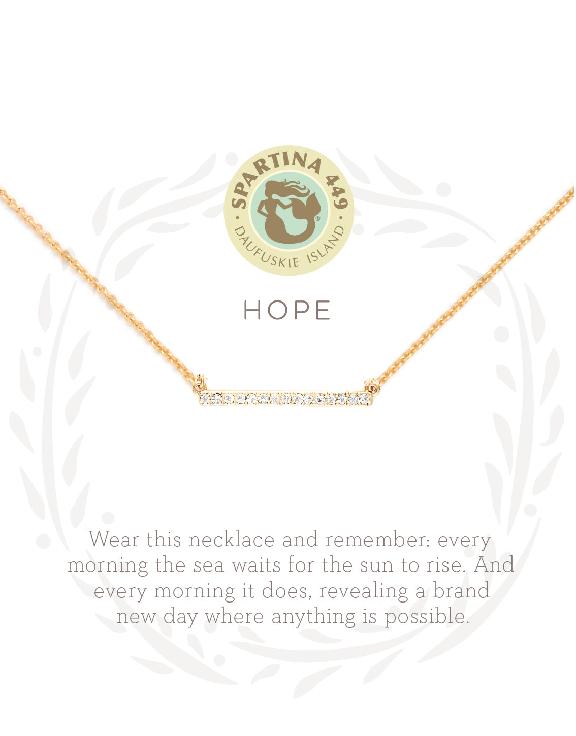 Sea La Vie Hope Necklace - Gold