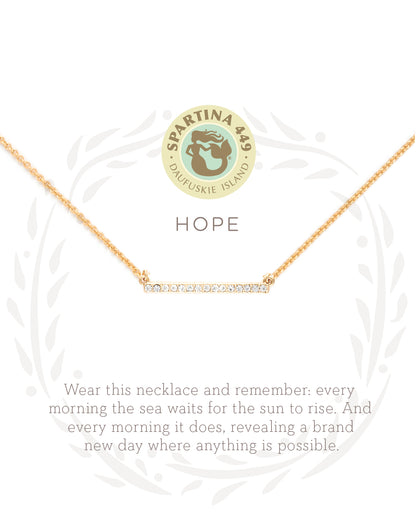 Sea La Vie Hope Necklace - Gold