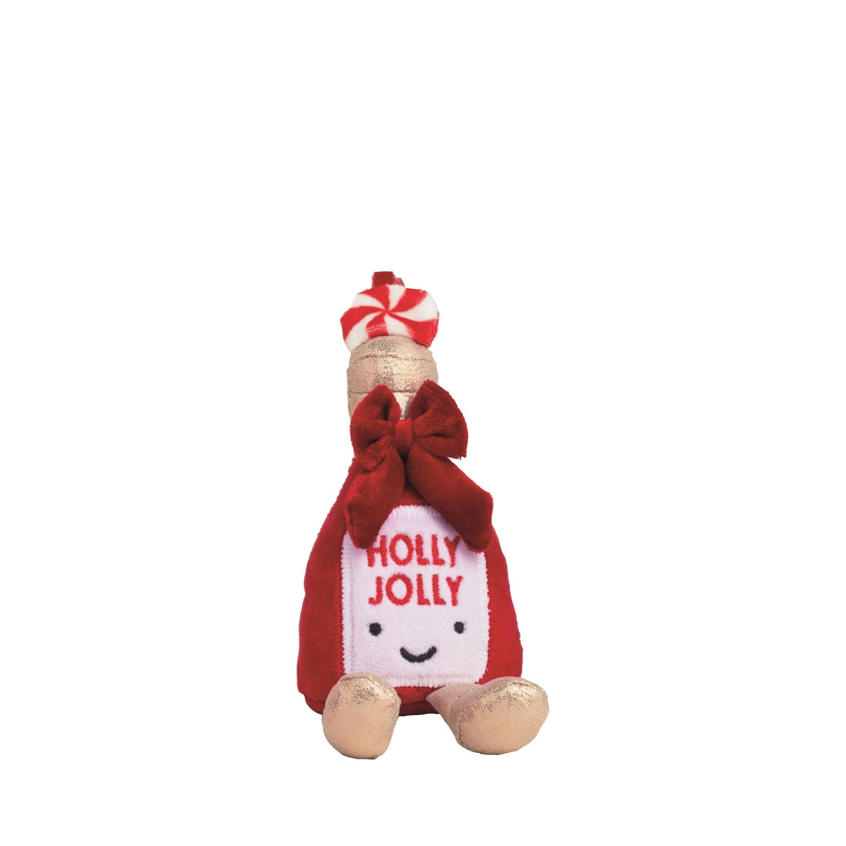 Cocktail Plush Ornament - Holly Jolly