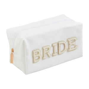 White Boucle Icon Case - Bride