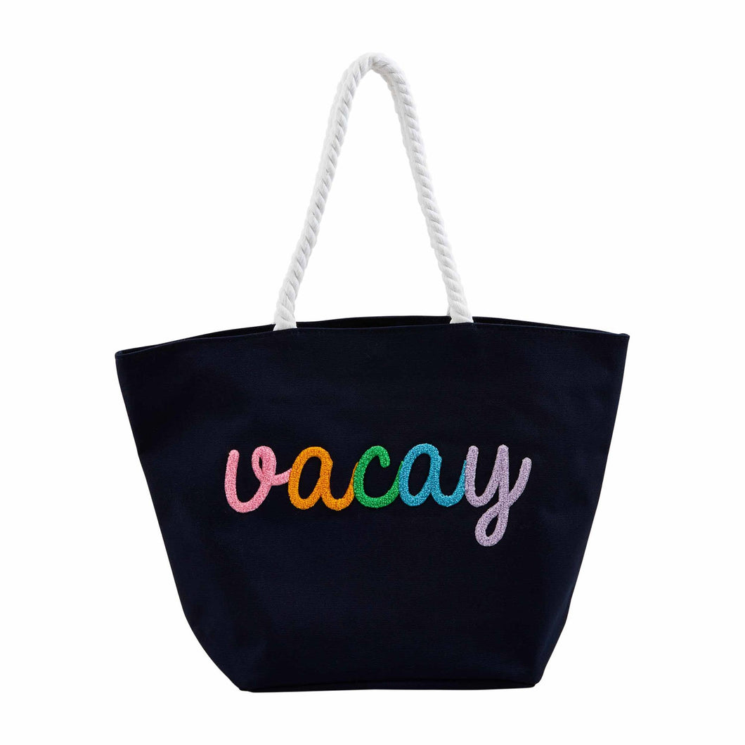 Boucle Word Tote - Vacay