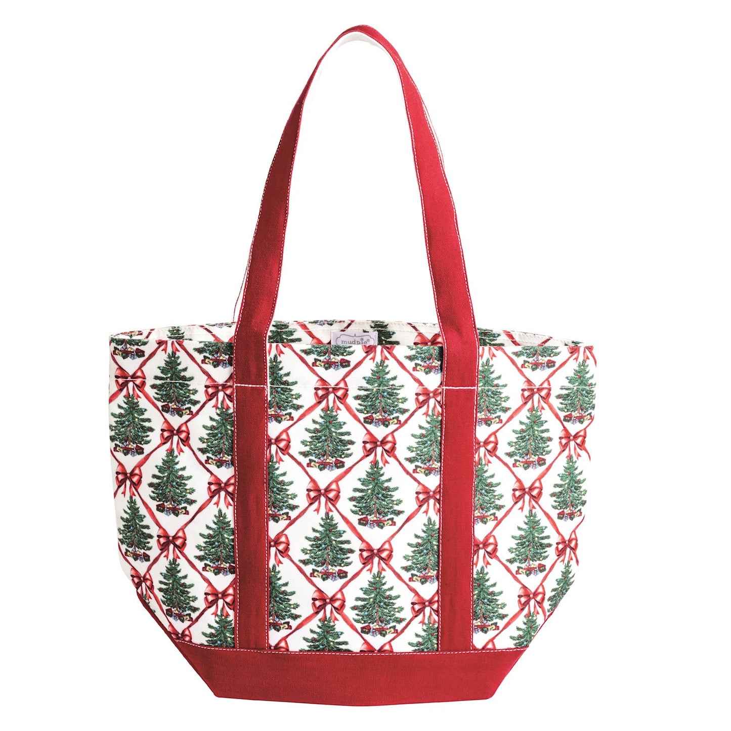 Christmas Tree Canvas Tote