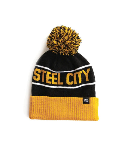Brookline Steel City Pom Beanie