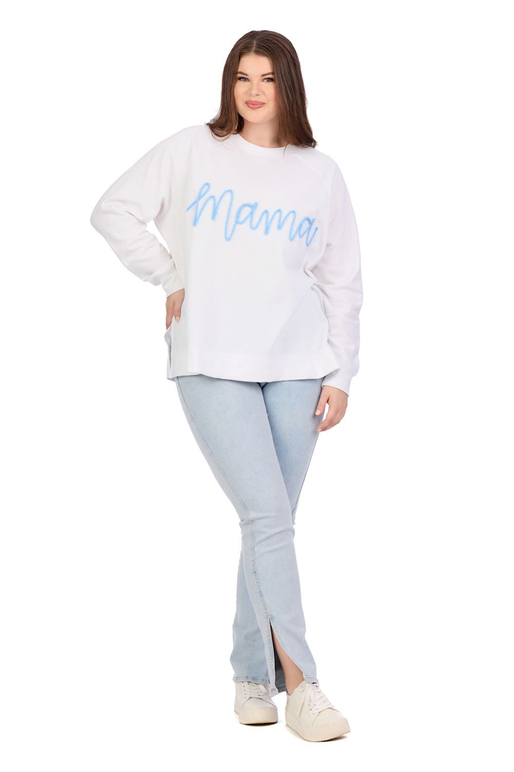 Blue Mama Sparkle Sweatshirt