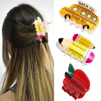 Back to School Pencil Hair Clip