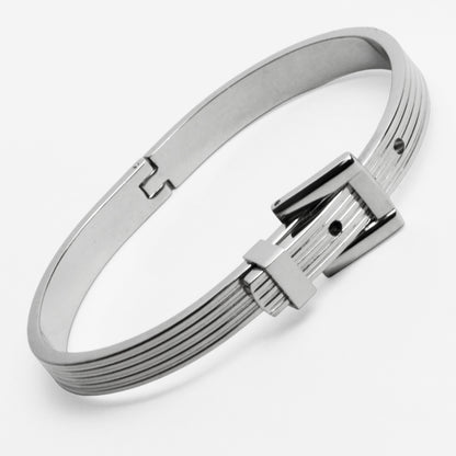Belt Bangle Silver