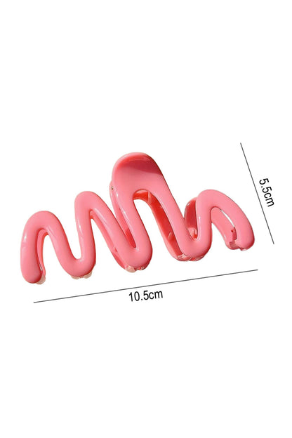 Chunky Waves Acrylic Hair Claw Clip