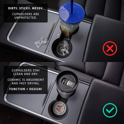 American Flag Car Coaster Set - Greensburg, Pennsylvania