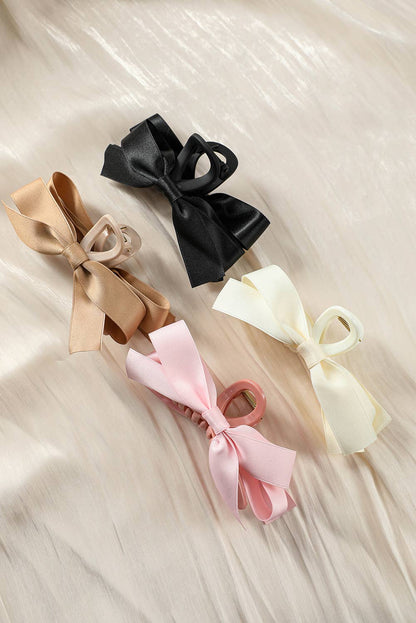 Holiday Bow Large Claw Clip