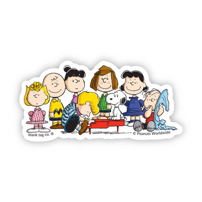 Peanuts® Waterproof Sticker - Schroeder Playing The Piano