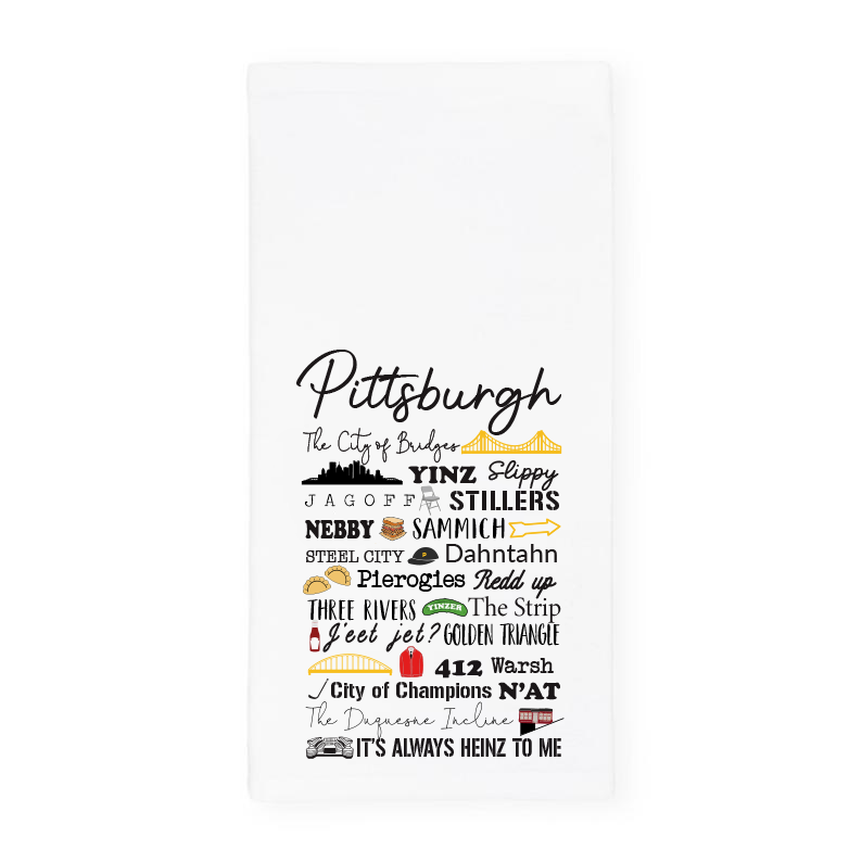 Pittsburgh Things Tea Towel