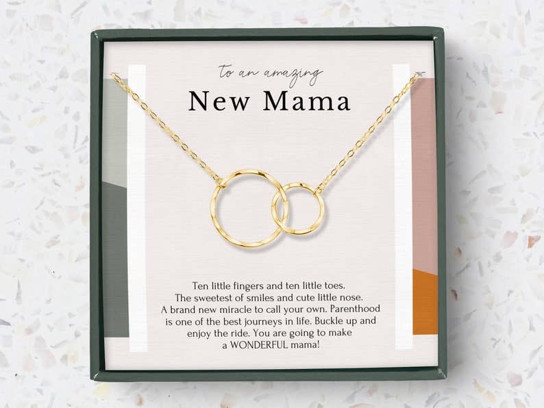 New Mama Dainty Necklace - Gold