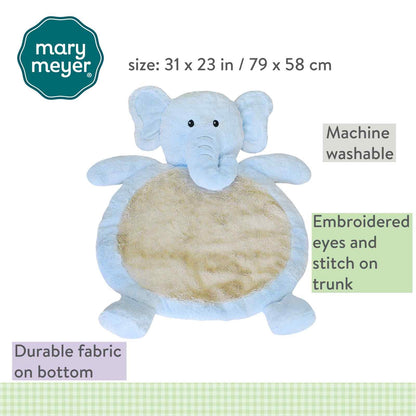 Blue Elephant Baby Mat