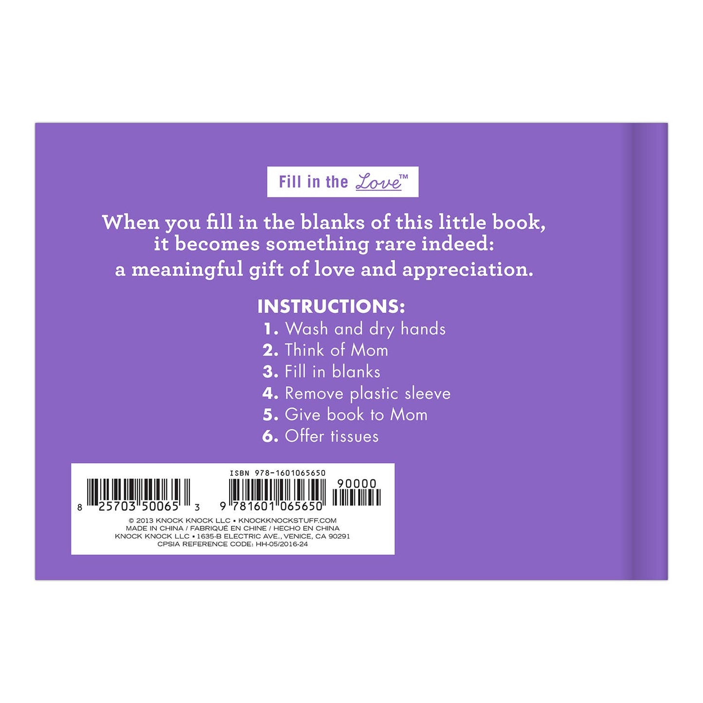 Fill In The Love® Book - What I Love About Mom