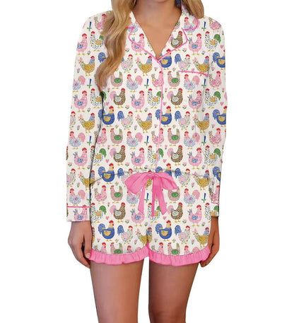 Sweet Southern Chickens Pajama Set