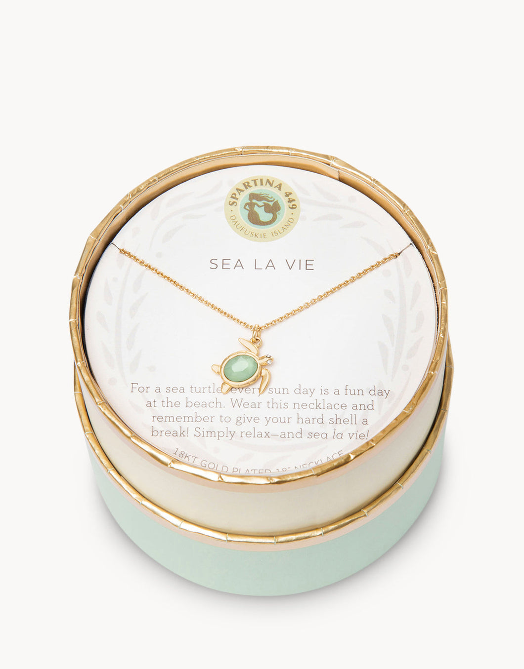 Sea Le Vie Necklace: Sea Turtle