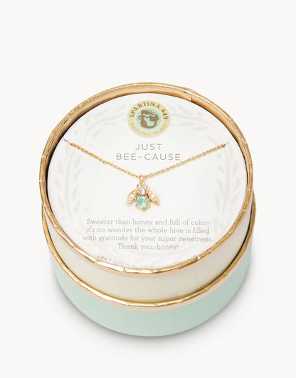 Sea La Vie Necklace Just Bee-cause/Little Bee- Gold