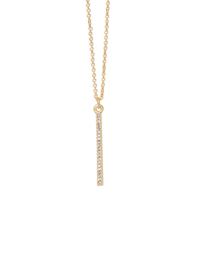 Sea La Vie Necklace Unstoppable/Vertical Bar- Gold