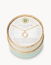 Load image into Gallery viewer, Sea La Vie Necklace: To The Moon &amp; Back - Reversible (Gold)