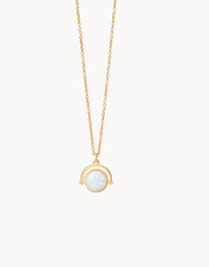 Sea La Vie Necklace: To The Moon & Back - Reversible (Gold)