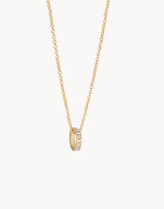 Sea La Vie Necklace: Mom/Ring - Gold
