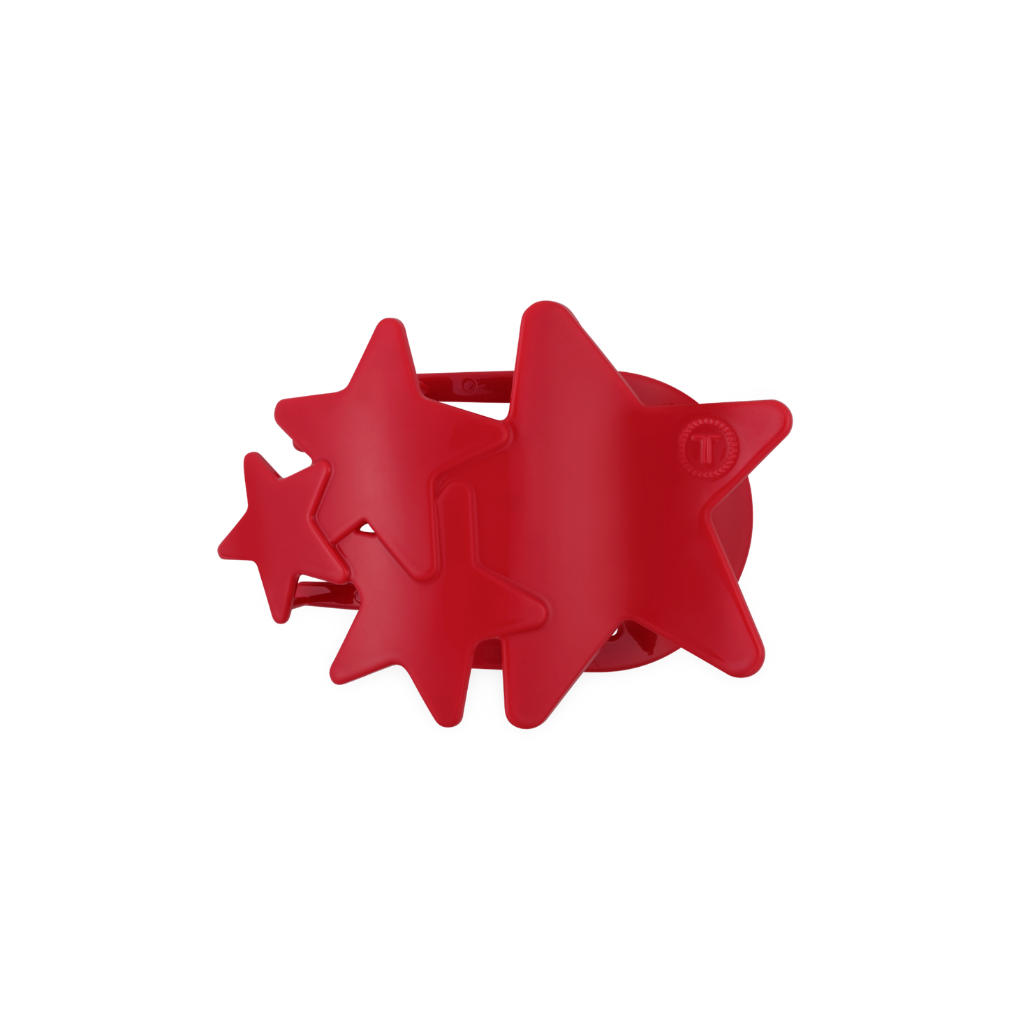 Shooting Star Flat Hair Clip - Red
