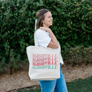 Retro Wave Canvas Bag - Greensburg