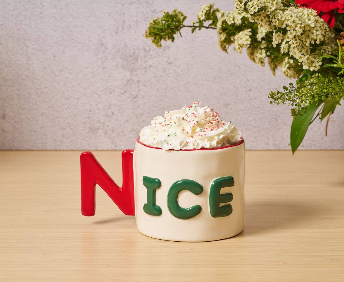 Ceramic Message Mug - Nice