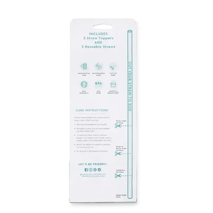 Mahjong Straw & Topper Set