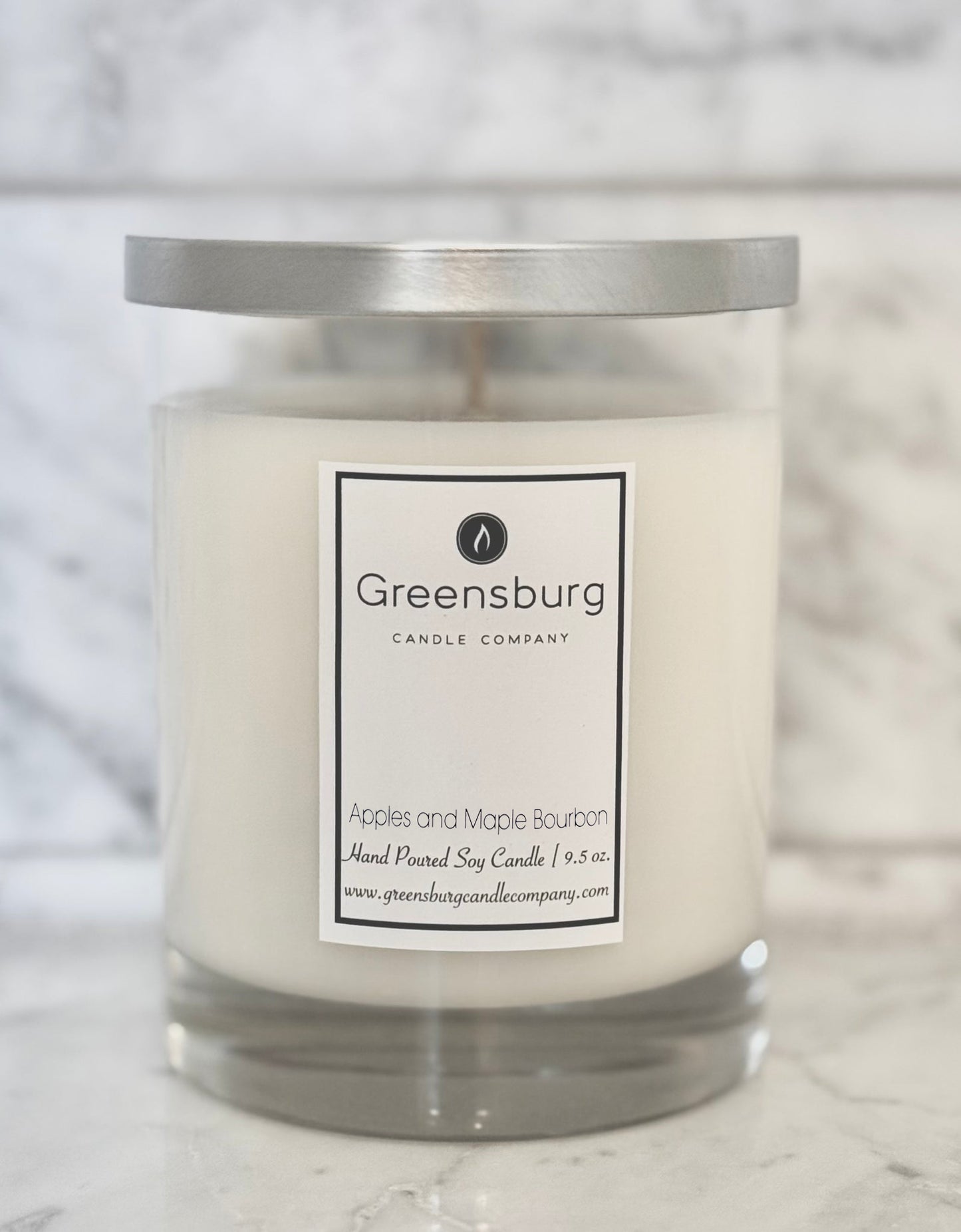 Greensburg Candle - Apples and Maple Bourbon
