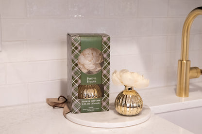 Festive Frasier Holiday Mercury Flower Diffuser