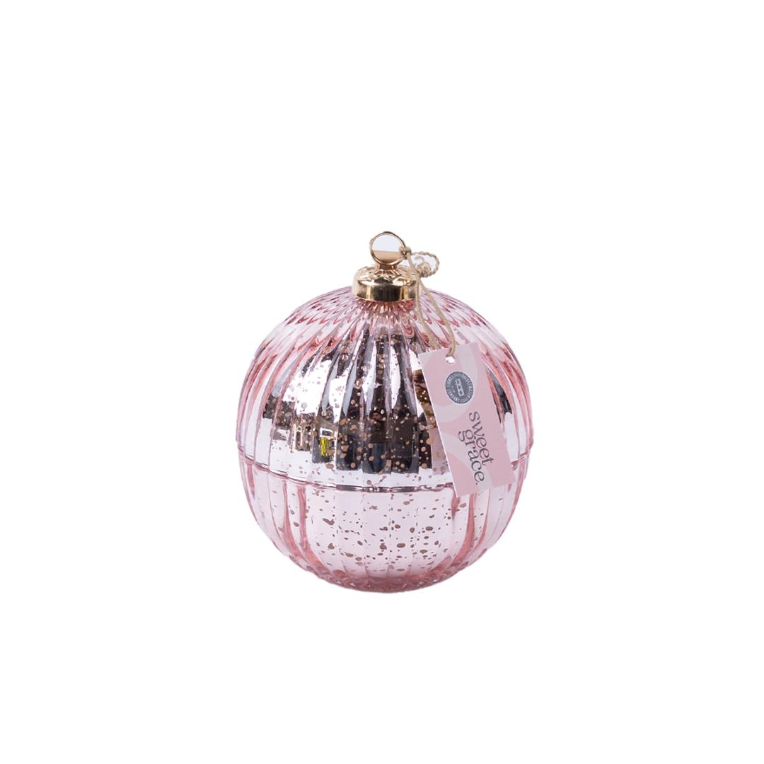 Pink Ornament Candle - Sweet Grace