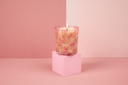 Sweet Grace Pink Bow Candle