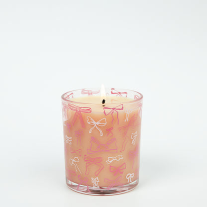 Sweet Grace Pink Bow Candle