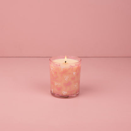 Sweet Grace Pink Bow Candle