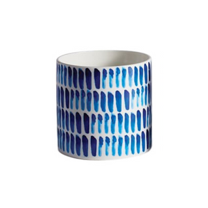 Blue Mood Pot - Stripes